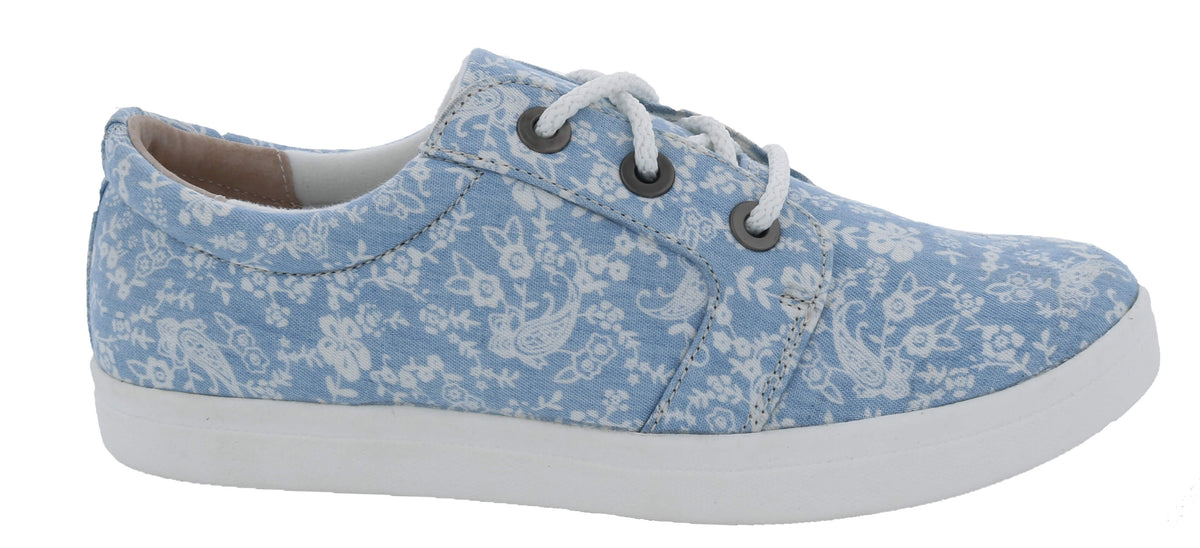 Blue Floral Canvas-Ruby 2