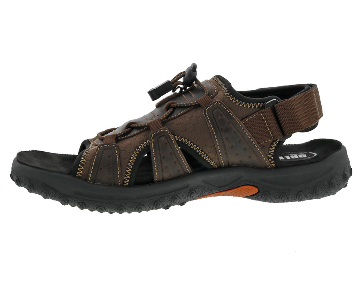 Brown Leather Brown Stretch-WAVES 3