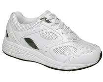 White Leather Perf White Mesh-FLARE 1