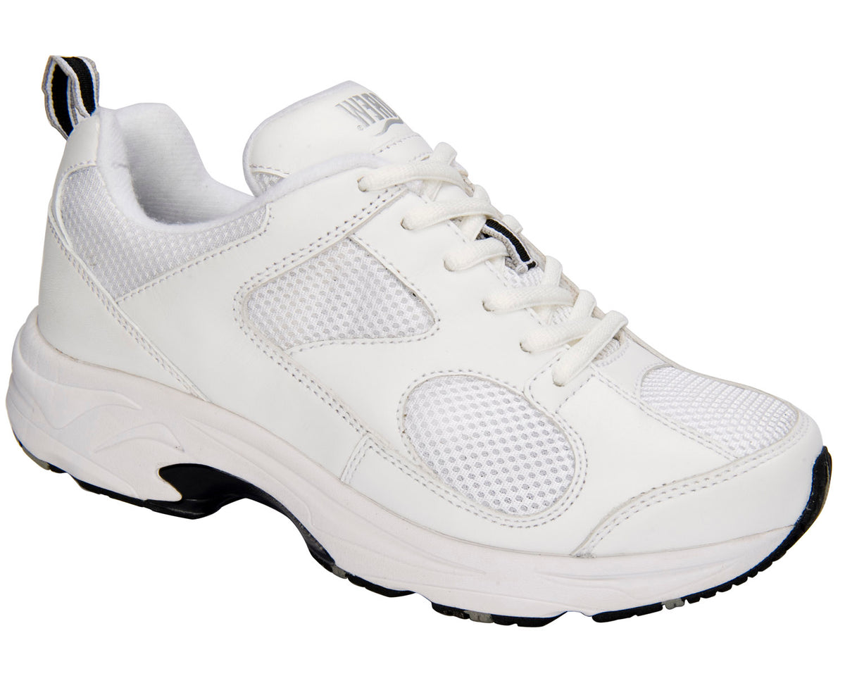 White Leather White Mesh-FLASH II 1 Main image