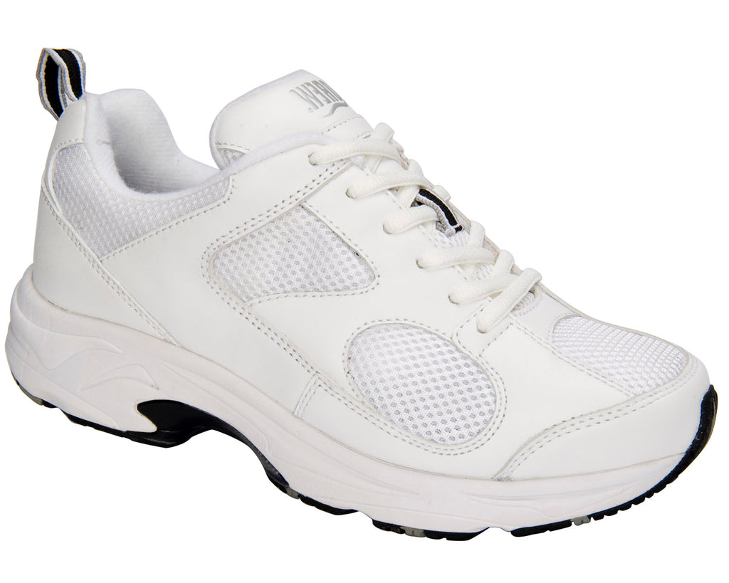 White Leather White Mesh-FLASH II 1