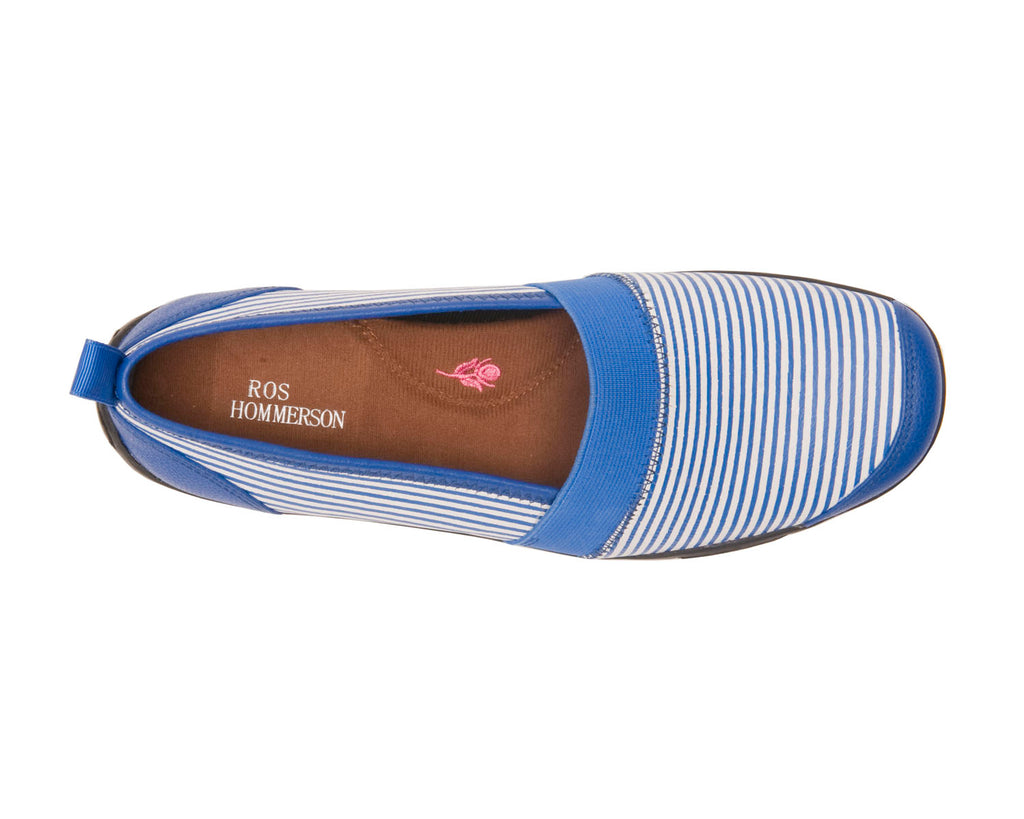 Blue White Stripe Leather-CAROL 2