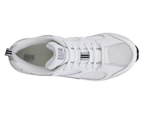 White Leather Mesh-LIGHTNING II 2
