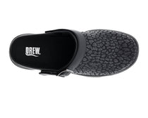 Black Animal Print Stretch Black Leather-SAVANNAH 2