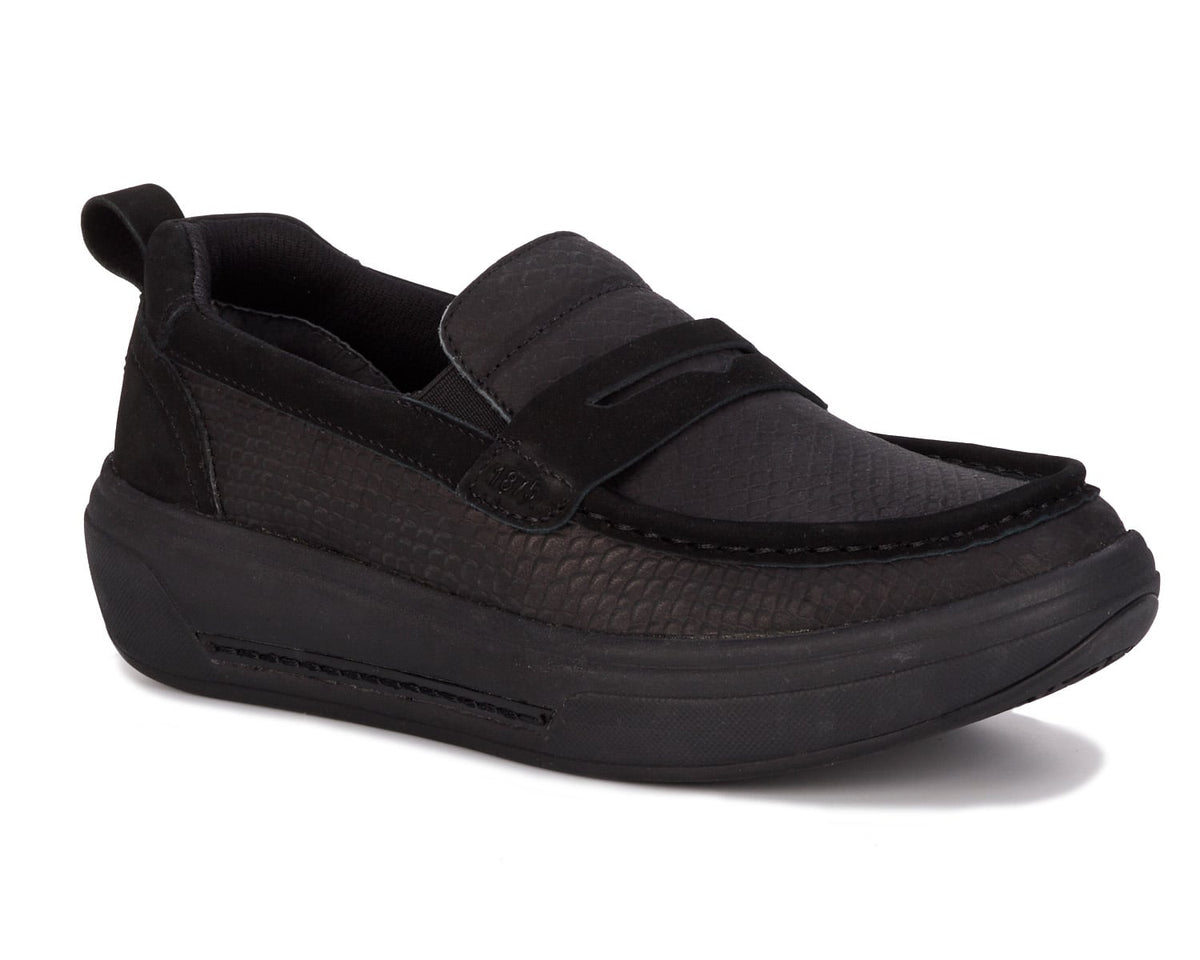 Black Leather Black Nubuck-JAVA 1