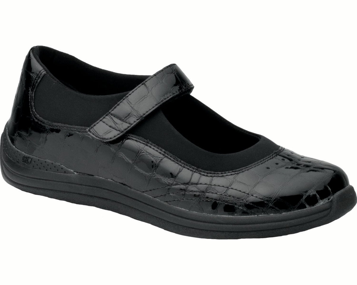 Black Croc Patent Leather-ROSE 1