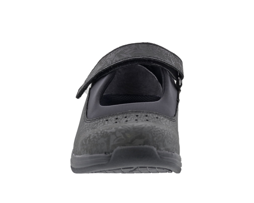 Black Metallic Foil Leather-ROSE 3