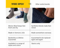 Grey Combo-Mens Multi Stripe Cushioned Micro Crew Sock 3