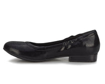 Black Patent Lizard Print Leather-TESS 2