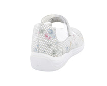 White Floral Snake Print Leather-ROSE 2