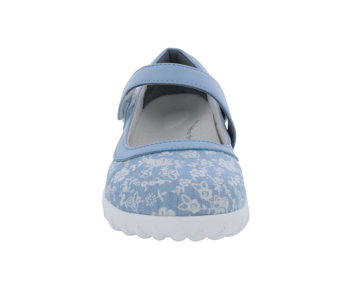 Blue Floral Canvas-RAINBOW 4