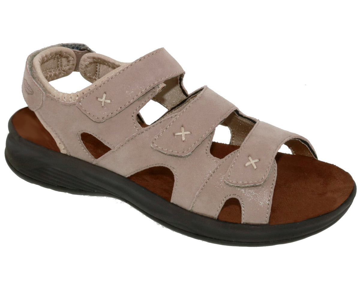 Taupe Microdot Leather-BAYOU 1