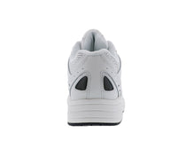 White Leather Perf White Mesh-FLARE 2