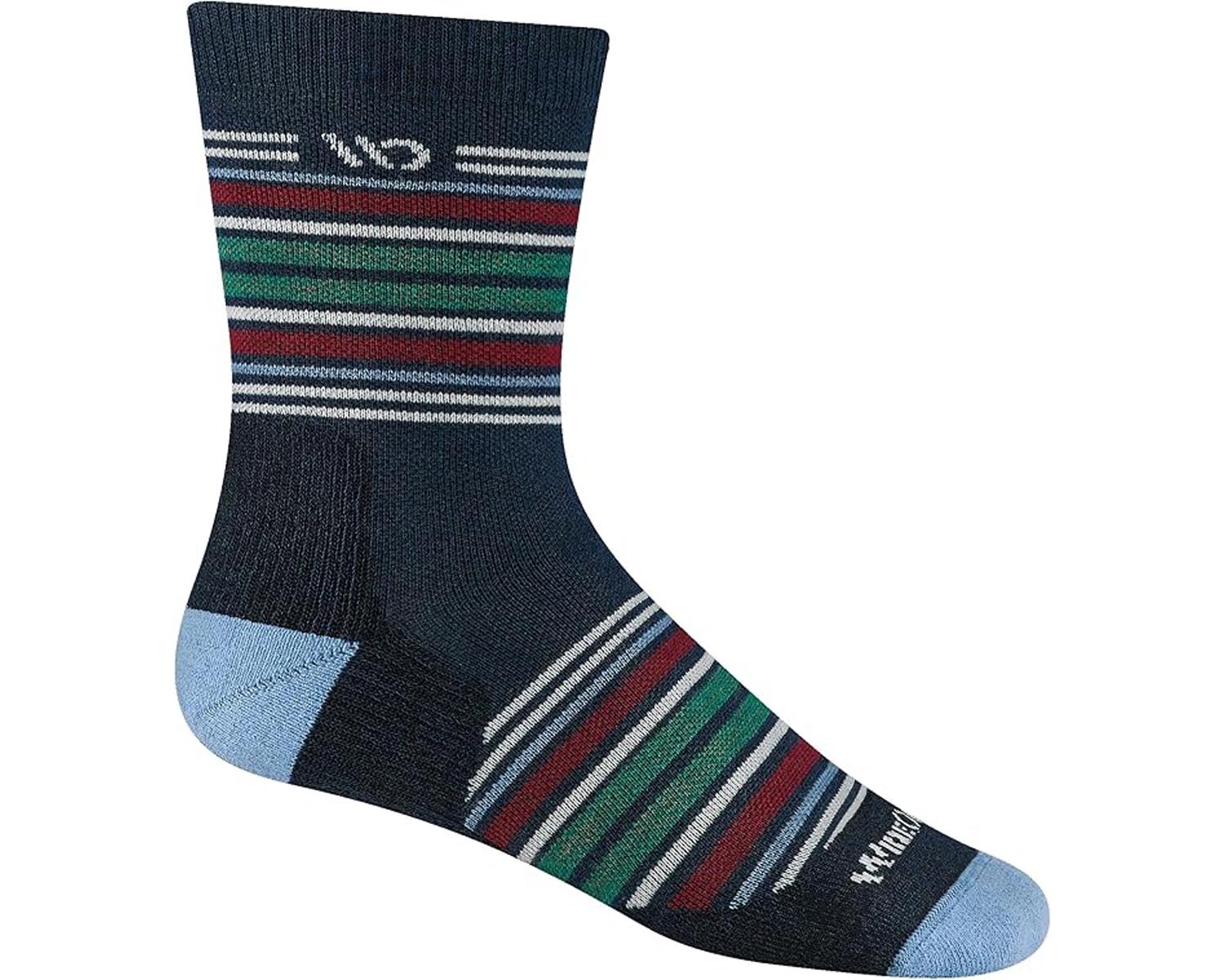 Men's Multi Stripe Cushioned Micro Crew Sock Secondary image