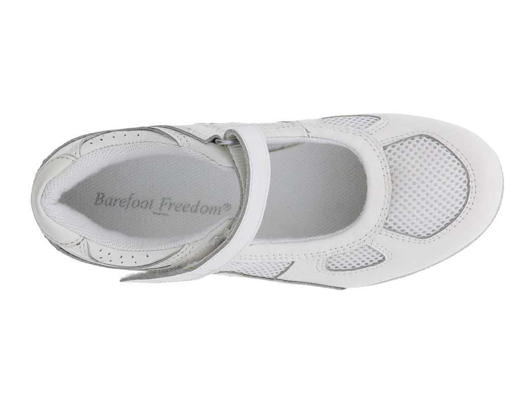 White Leather Mesh-DELITE 3