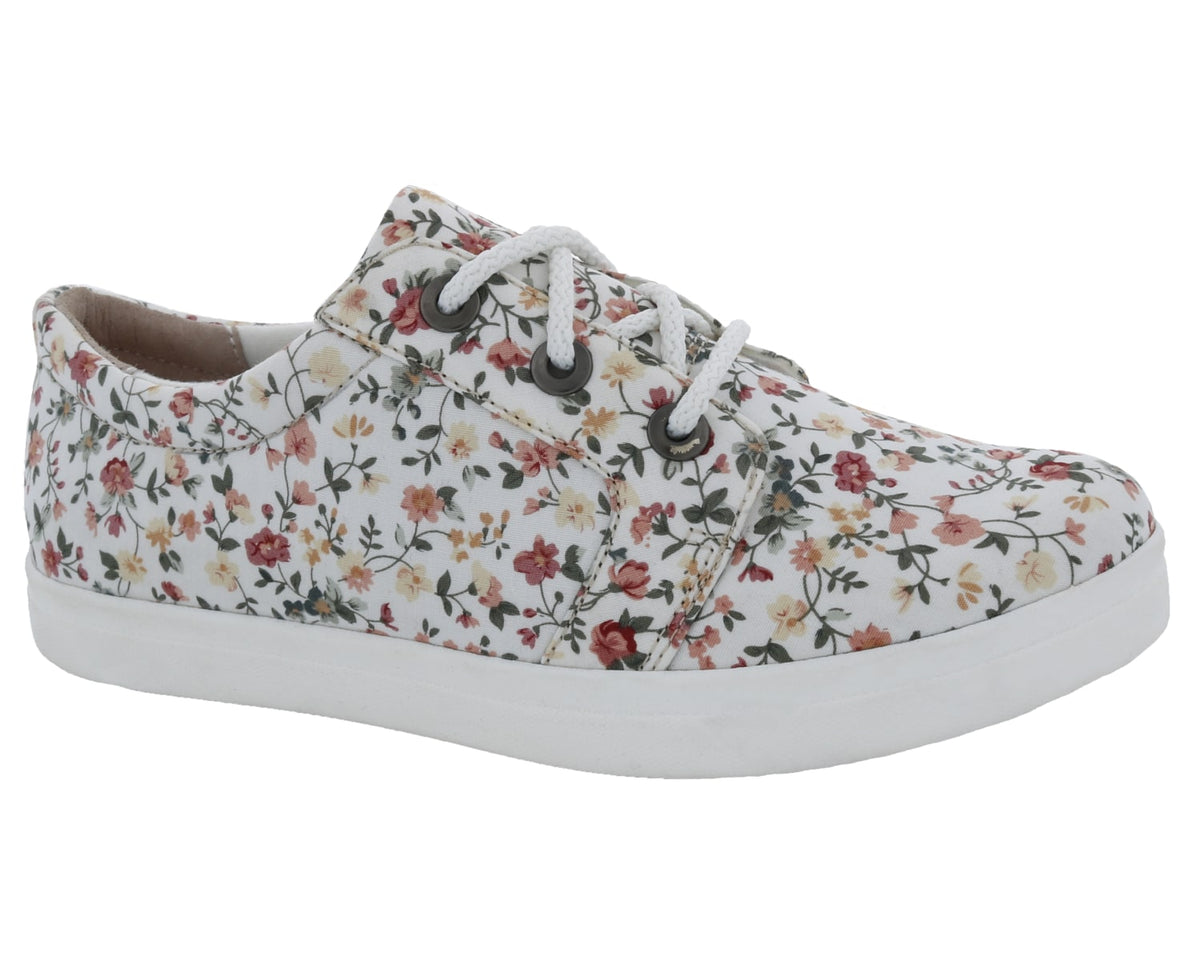White Floral Canvas-Ruby 1