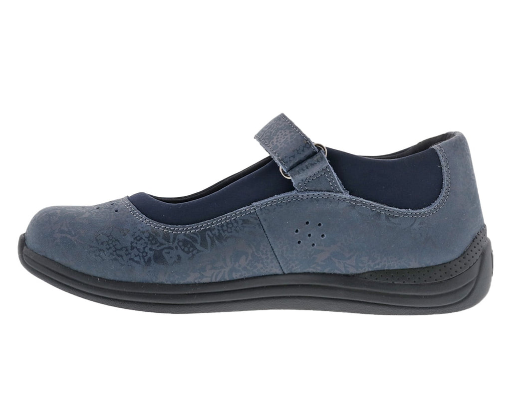 Navy Metallic Foil Leather-ROSE 3