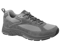 Grey Leather Mesh-AARON 1