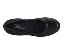 Black Patent Lizard Print Leather-TESS 3