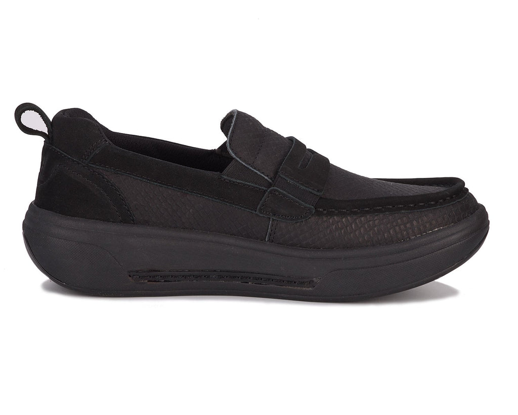 Black Leather Black Nubuck-JAVA 3
