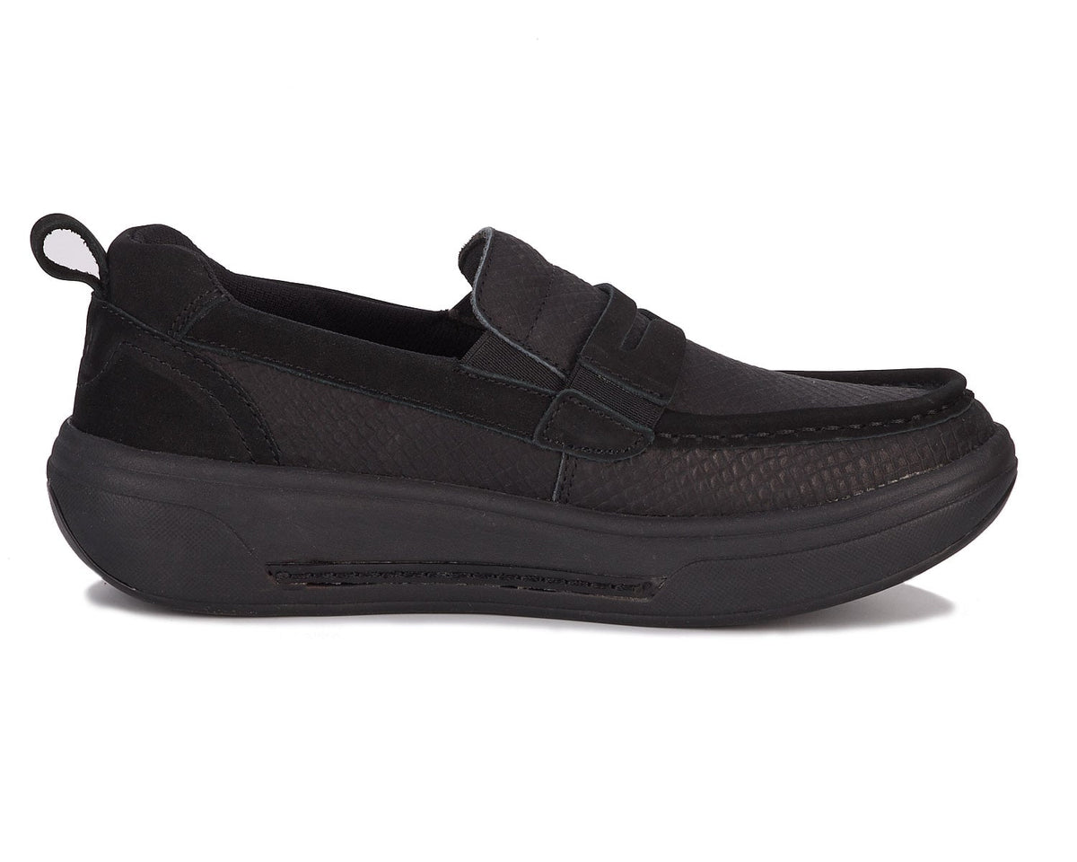 Black Leather Black Nubuck-JAVA 3