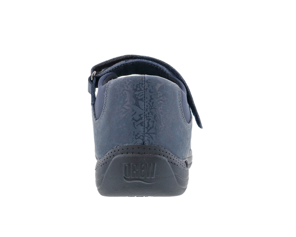 Navy Metallic Foil Leather-ROSE 4