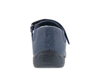 Navy Metallic Foil Leather-ROSE 4