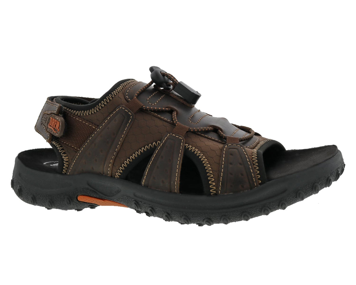 Brown Leather Brown Stretch-WAVES 1 Main image