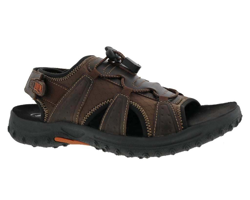 Brown Leather Brown Stretch-WAVES 1