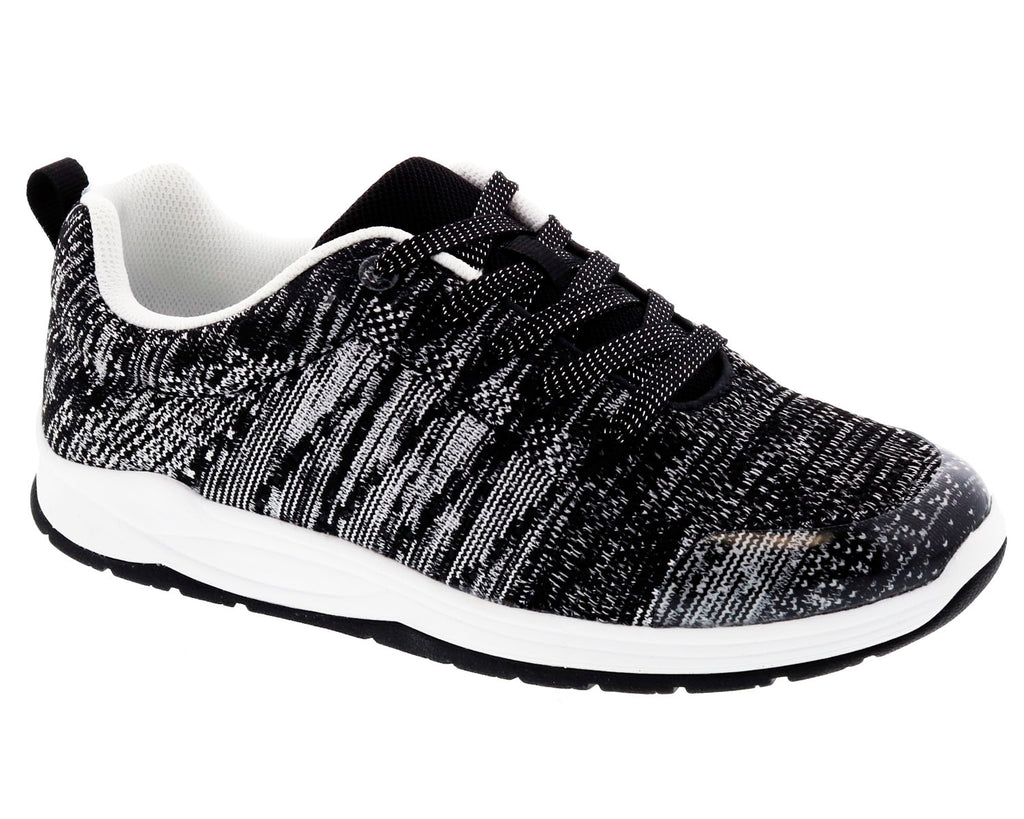 Black White Stretch Knit Fabric-GALAXY 1