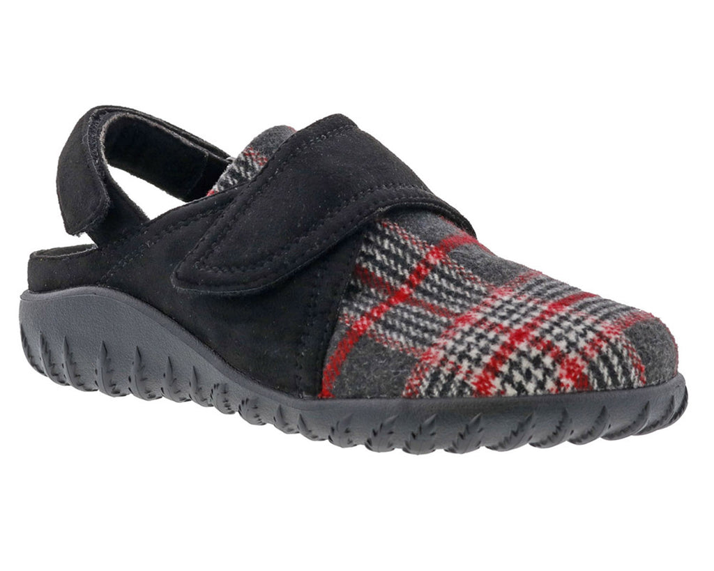 Black Plaid Textile-BREEZY 1
