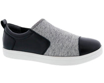 Black Microsuede Grey Mesh-AMBER 1