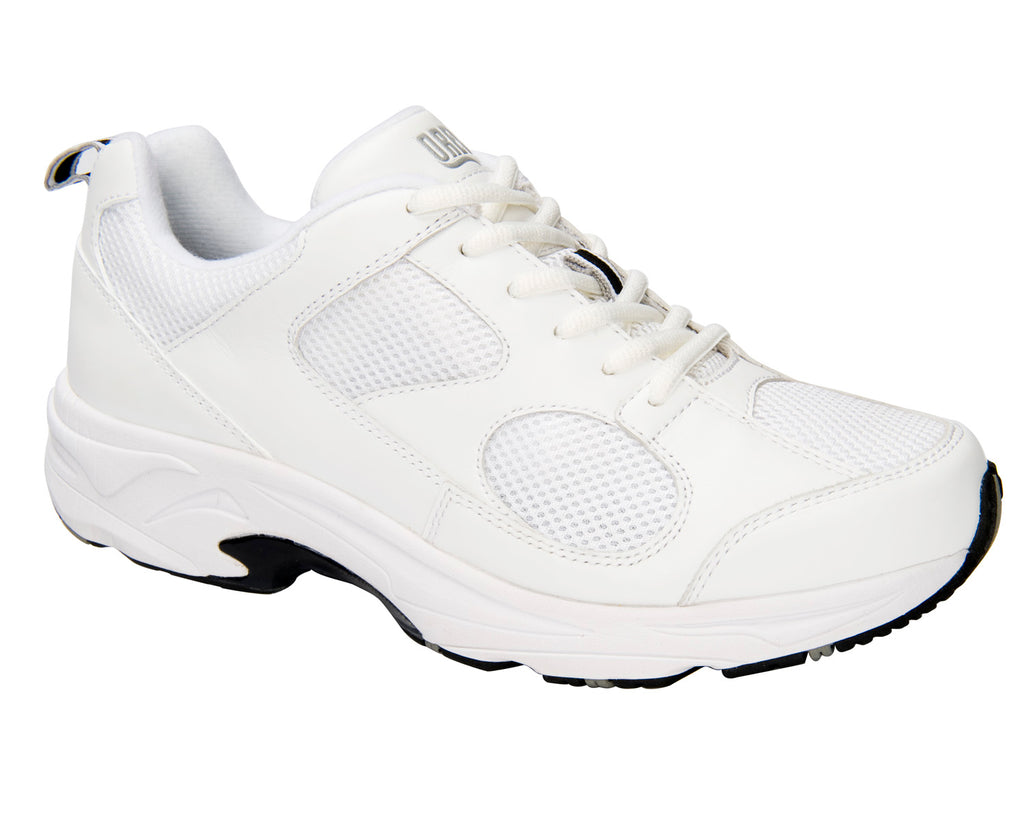 White Leather Mesh-LIGHTNING II 1