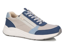 Blue White Suede Combo-MILLER 1