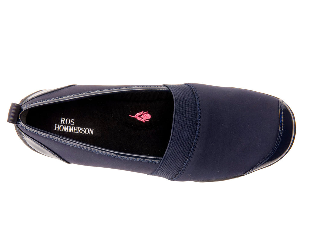 Navy Stretch Fabric Patent-CAROL 3