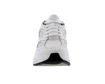 White Leather Perf White Mesh-FLARE 4
