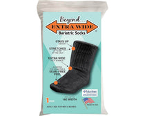 Black-EXTRA WIDE BARIATRIC SOCK 1