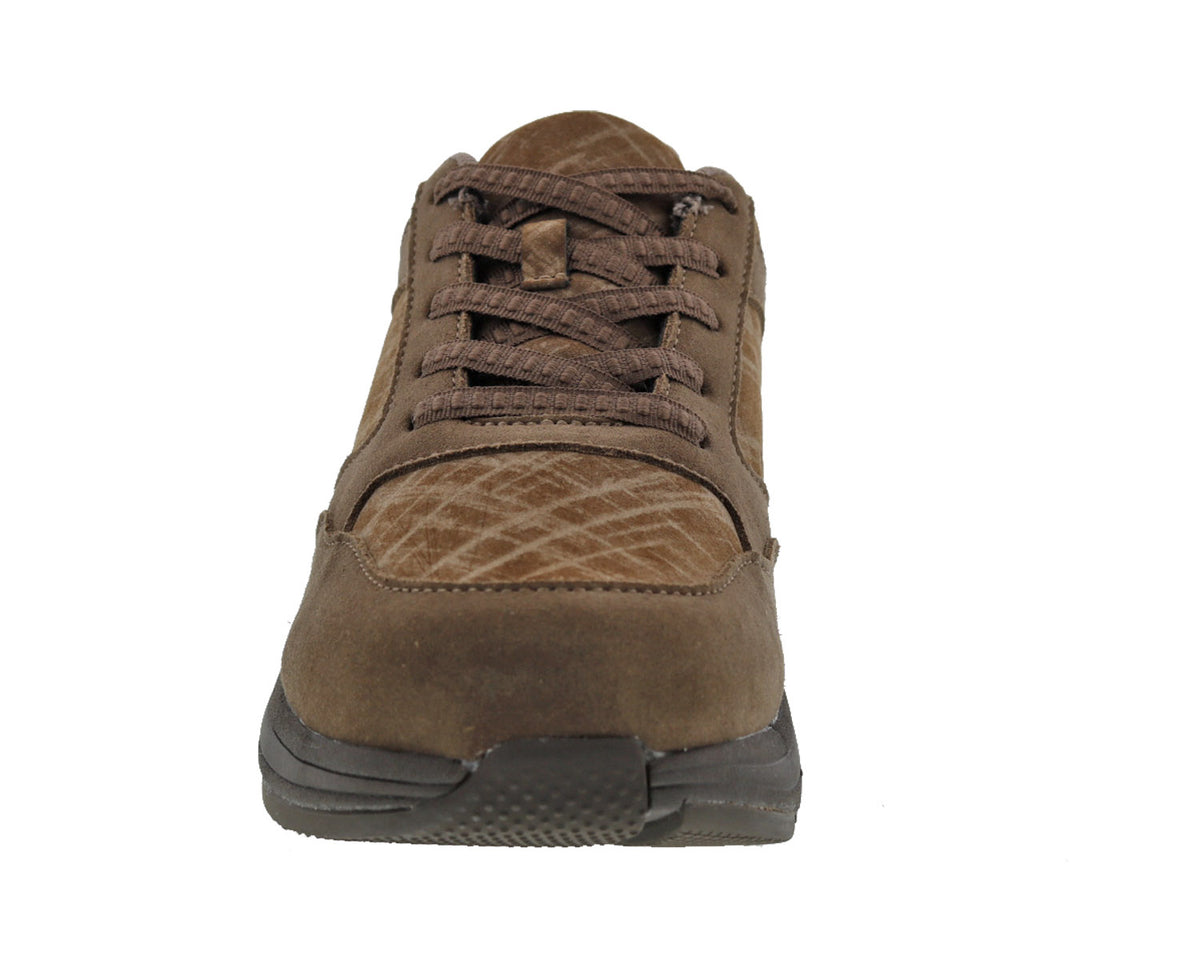 Tan Suede Tan Mesh-CHIPPY 4