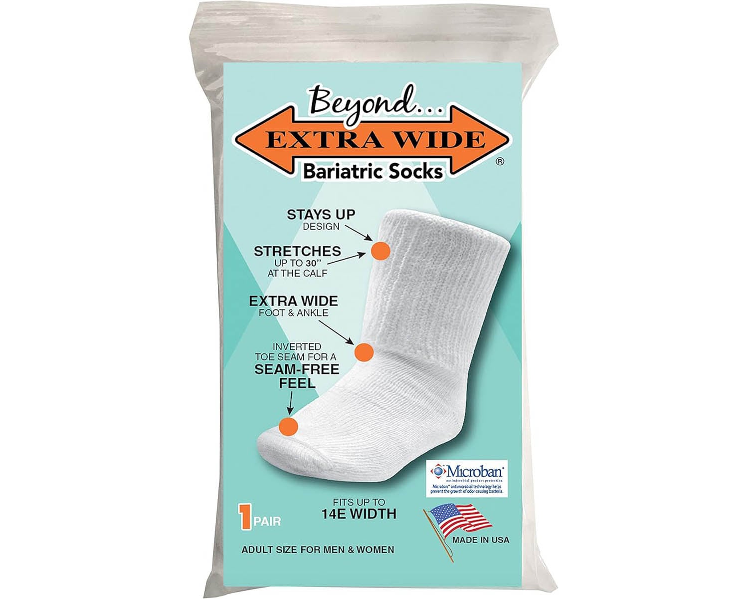 EXTRA WIDE BARIATRIC SOCK Secondary image