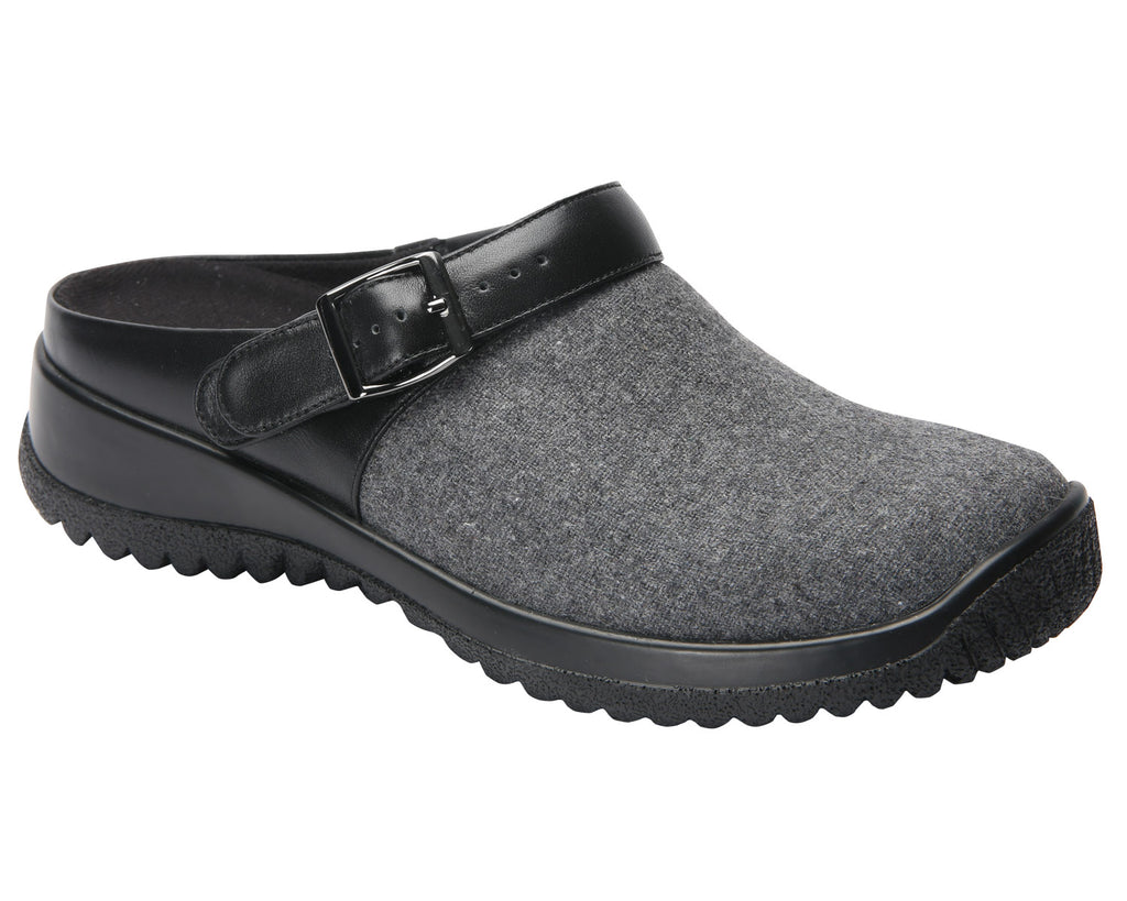 Grey Flannel Black Leather-SAVANNAH 1