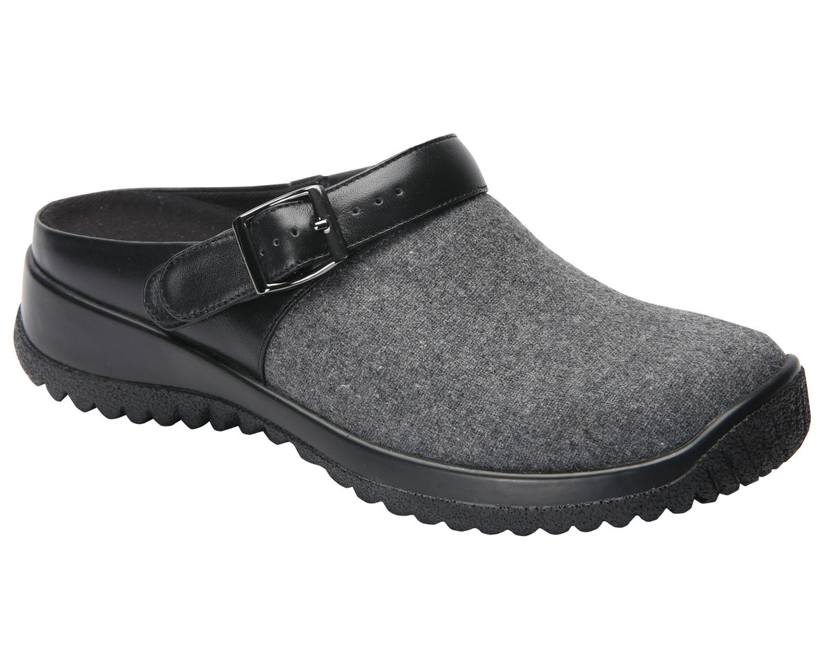 Grey Flannel Black Leather-SAVANNAH 1