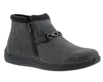 Black Metallic Foil Leather-BLOSSOM 1