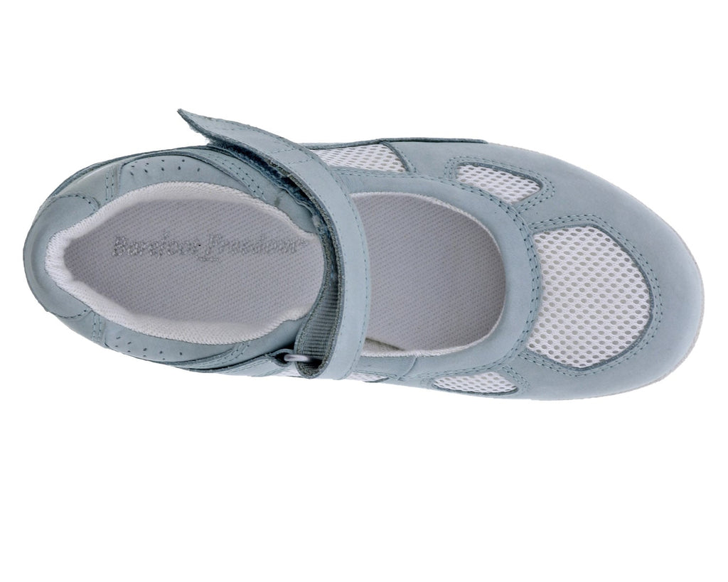 Sky Blue Nubuck White Mesh-DELITE 3