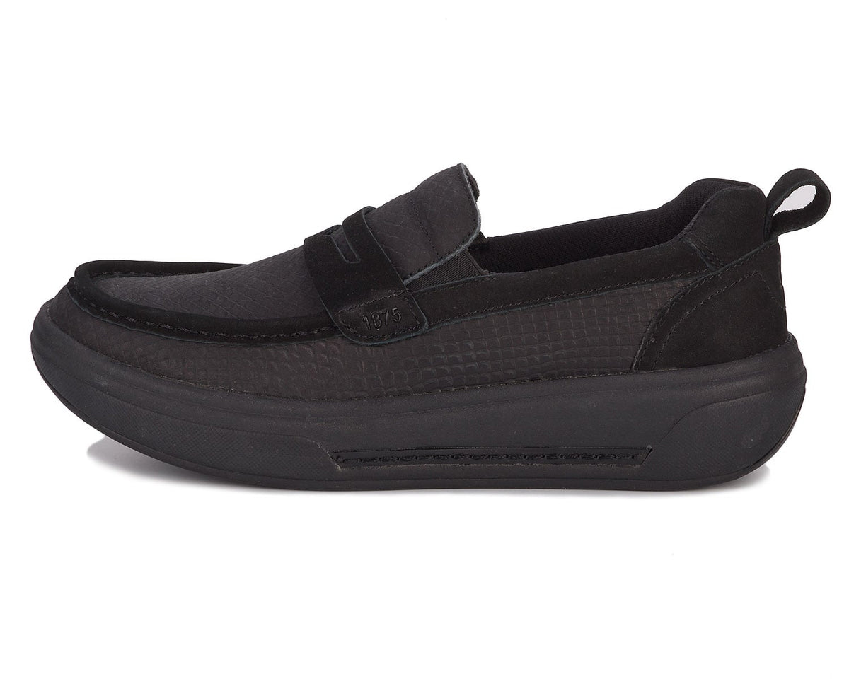 Black Leather Black Nubuck-JAVA 4