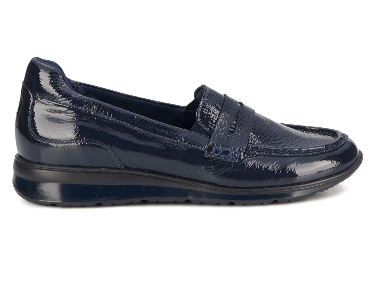 Navy Crinkle Patent-DANNON 5