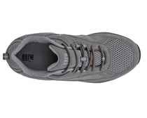 Grey Leather Mesh-AARON 4
