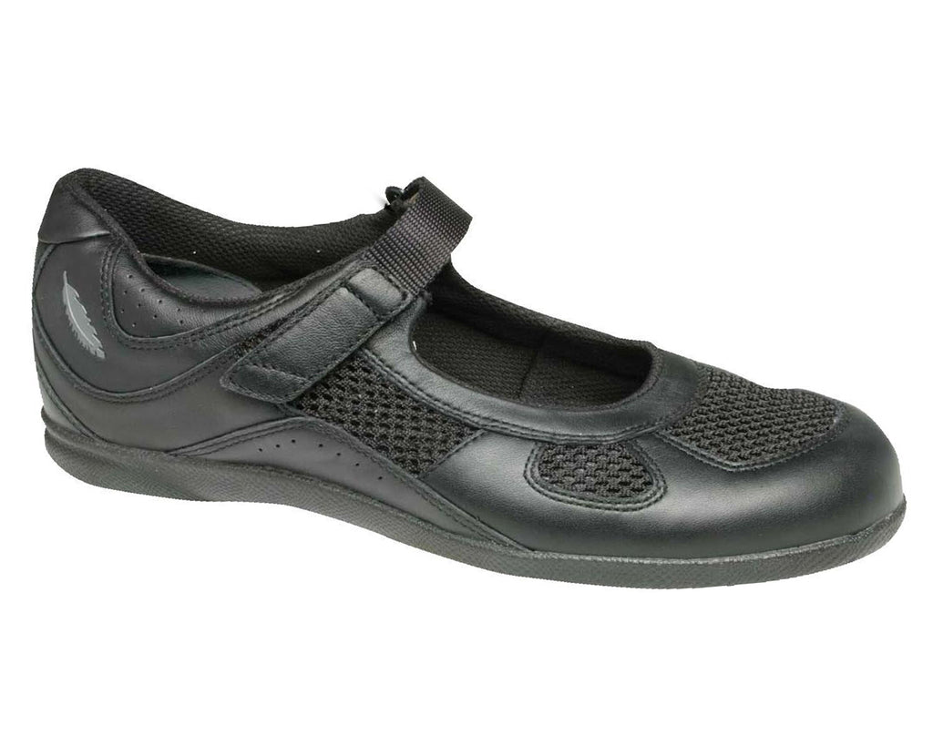Black Leather Black Mesh-DELITE 1
