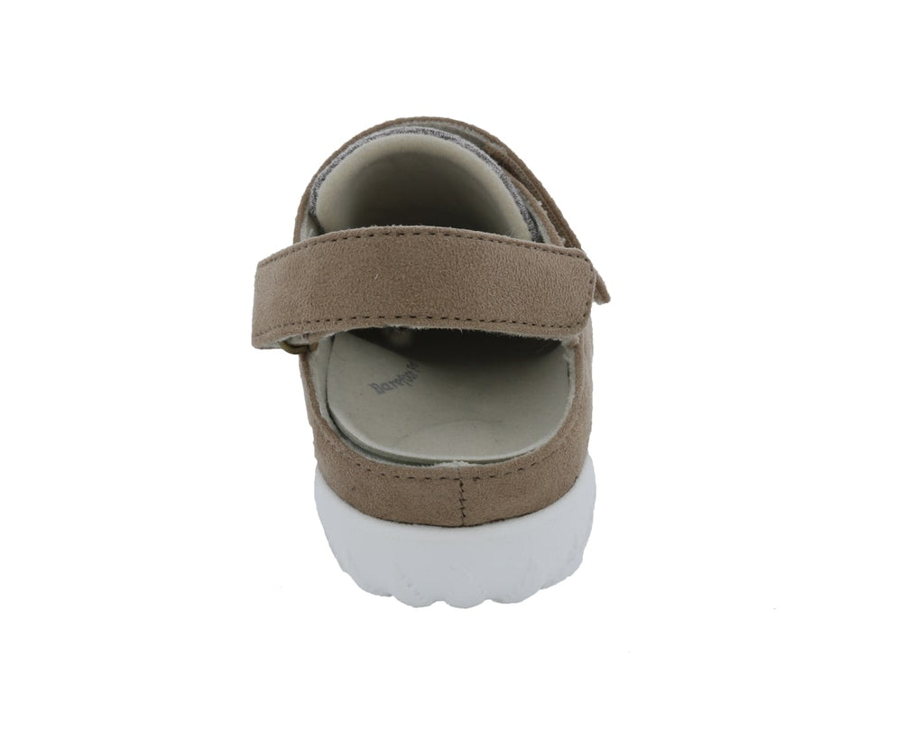 Tan Microsuede Grey Stretch-BREEZY 4