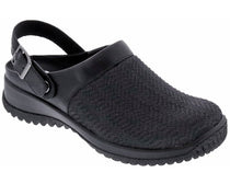 Black Wavy Stretch Fabric Leather-SAVANNAH 1