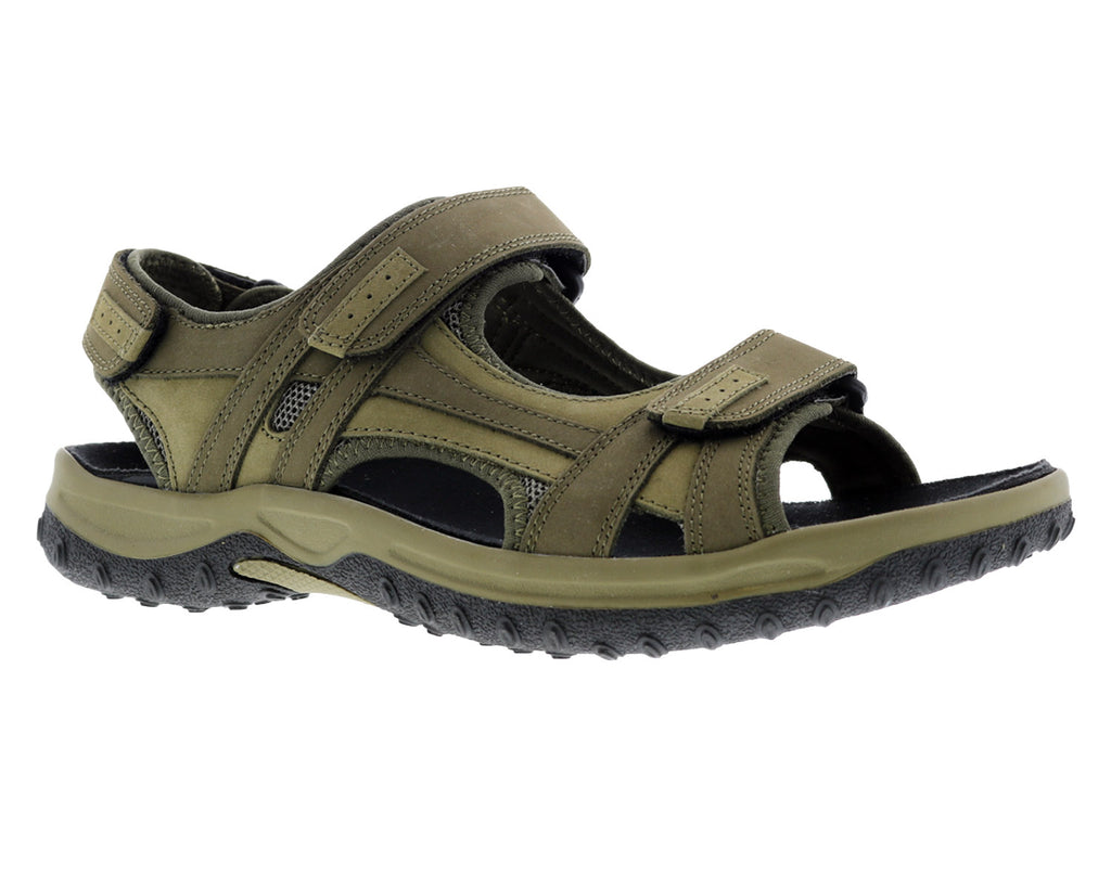Olive Leather Stretch-WARREN 1